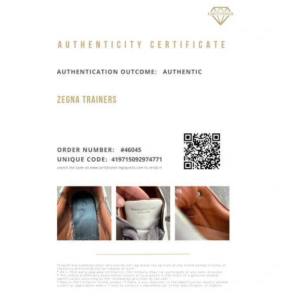 Ermenegildo Zegna Tiziano Leather Low Top White Sneakers | 11 - Picture 16 of 16